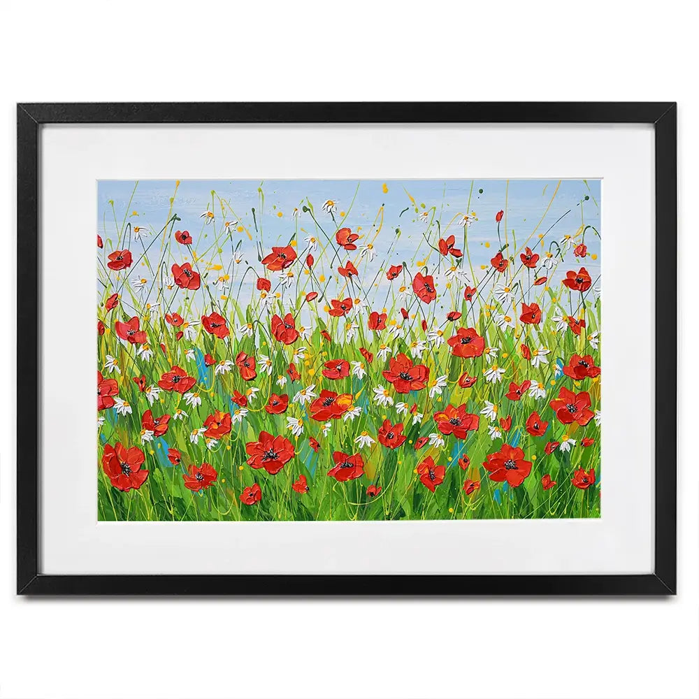 Poppies Galore Framed Art Print Poppies Galore Framed Art Print wall art product Olga Tkachyk