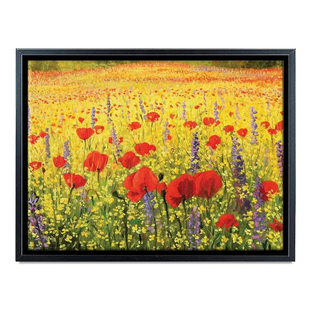 Poppies Oil Painting Canvas Print Poppies Oil Painting Canvas Print wall art product Kiril Stanchev / Shutterstock