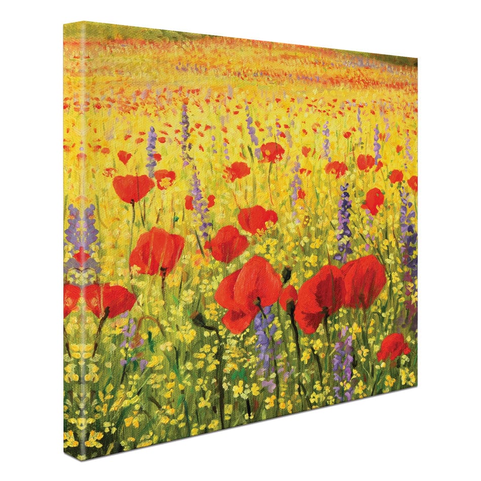 Poppies Oil Painting Square Canvas Print wall art product Kiril Stanchev / Shutterstock