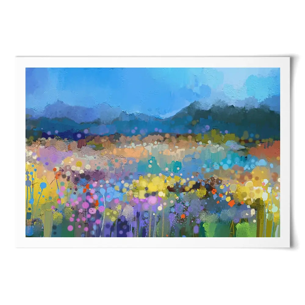 Popping Garden Art Print Popping Garden Art Print wall art product Art Print Shop