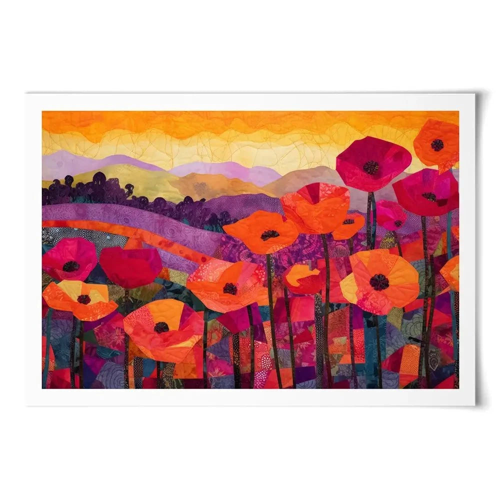 Poppy At Sunset Art Print Poppy At Sunset Art Print wall art product Treechild