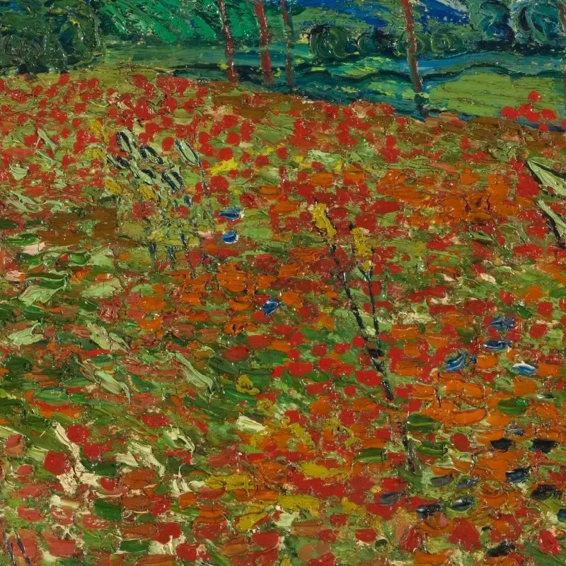 Poppy Field Art Print Poppy Field Art Print wall art product Vincent Van Gogh