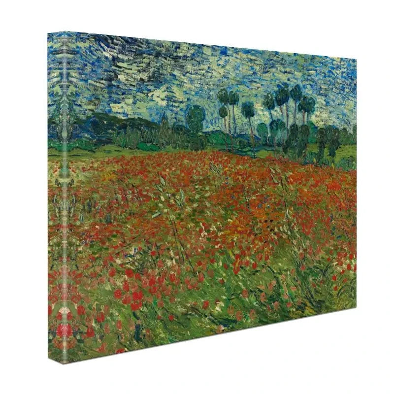 Poppy Field Canvas Print Poppy Field Canvas Print wall art product Vincent Van Gogh