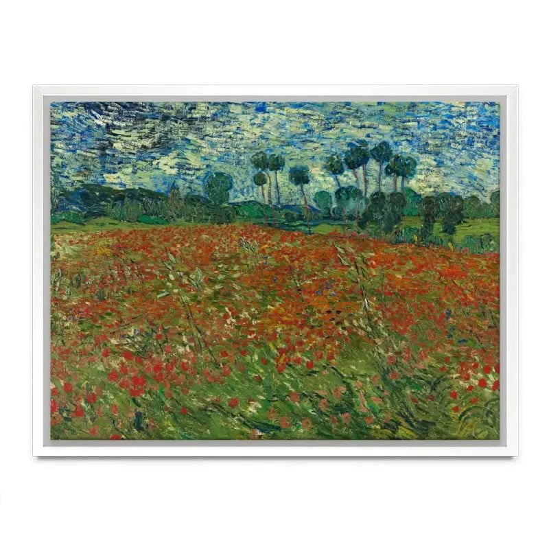 Poppy Field Canvas Print Poppy Field Canvas Print wall art product Vincent Van Gogh