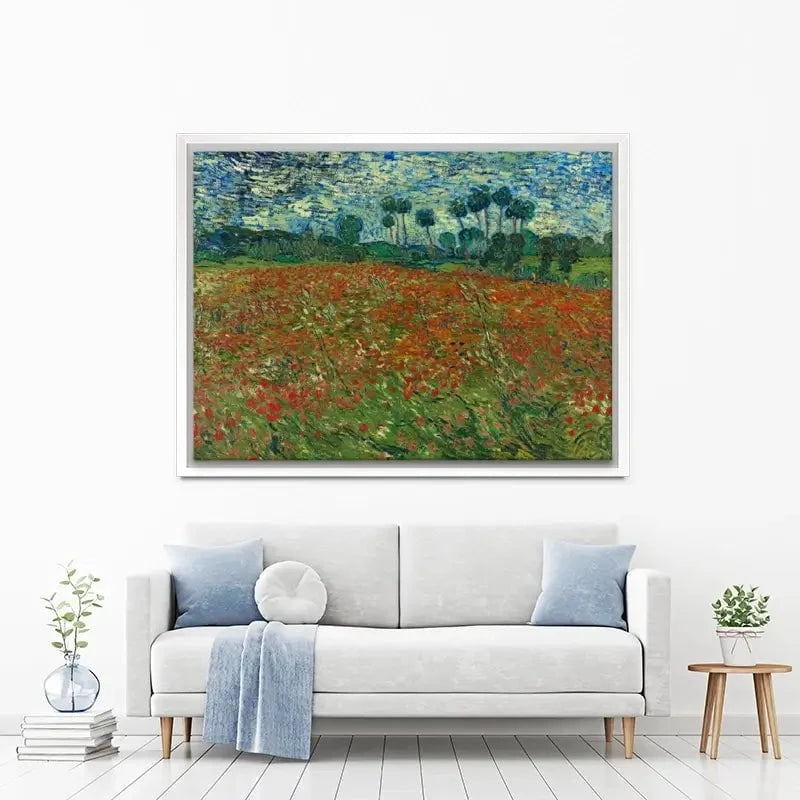 Poppy Field Canvas Print Poppy Field Canvas Print wall art product Vincent Van Gogh