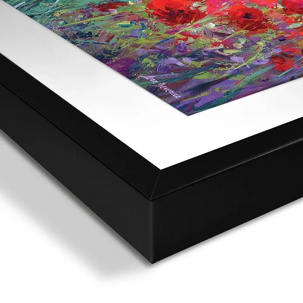 Poppy Flower Field Framed Art Print Poppy Flower Field Framed Art Print wall art product Leon Devenice