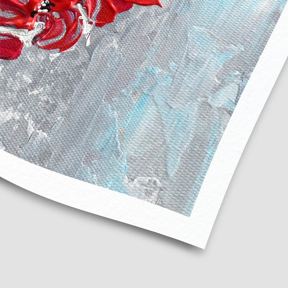 Poppy Heart Art Print wall art product Olga Tkachyk