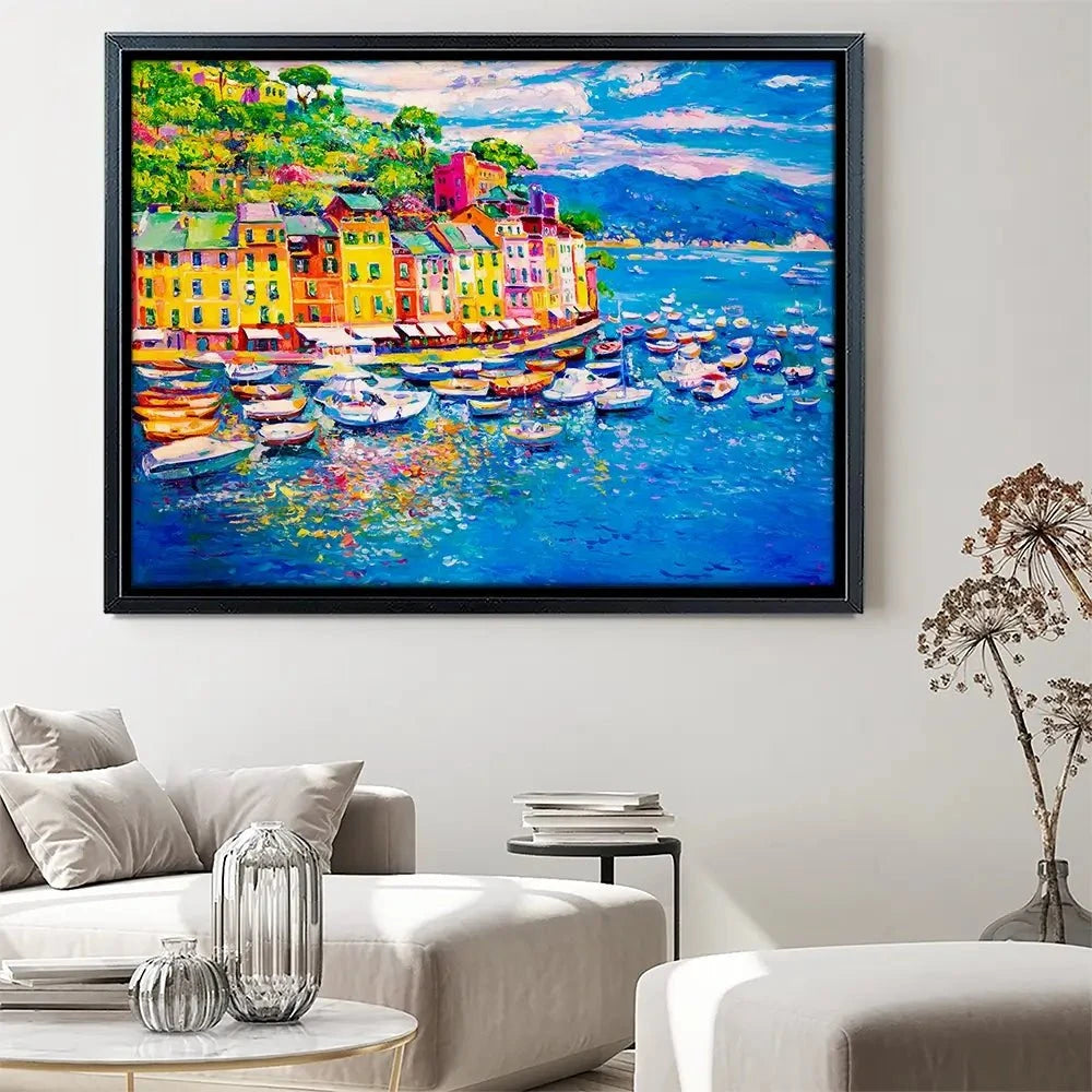Portofino Canvas Print Portofino Canvas Print wall art product Ivailo Nikolov / Shutterstock