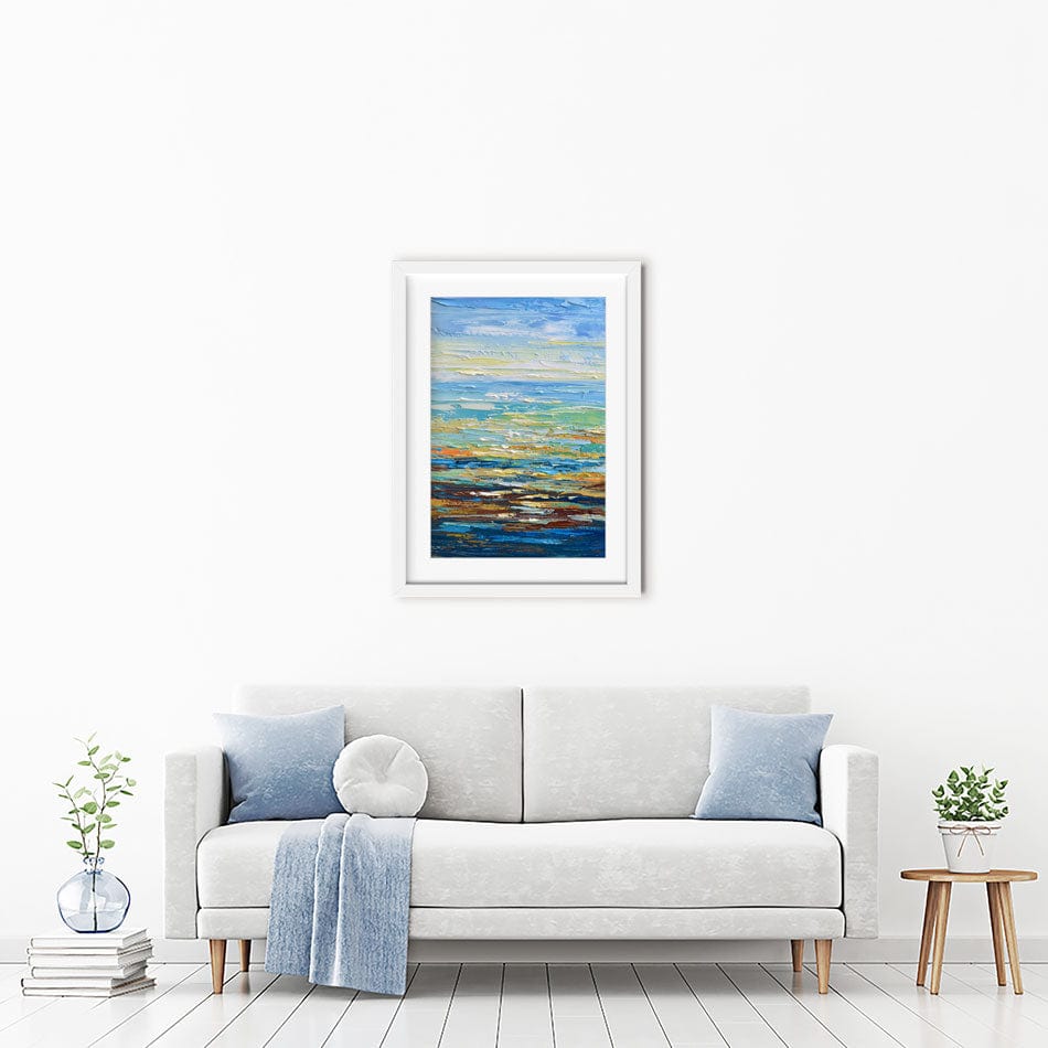Portrait Of A Seascape Framed Art Print wall art product Olga Tkachyk