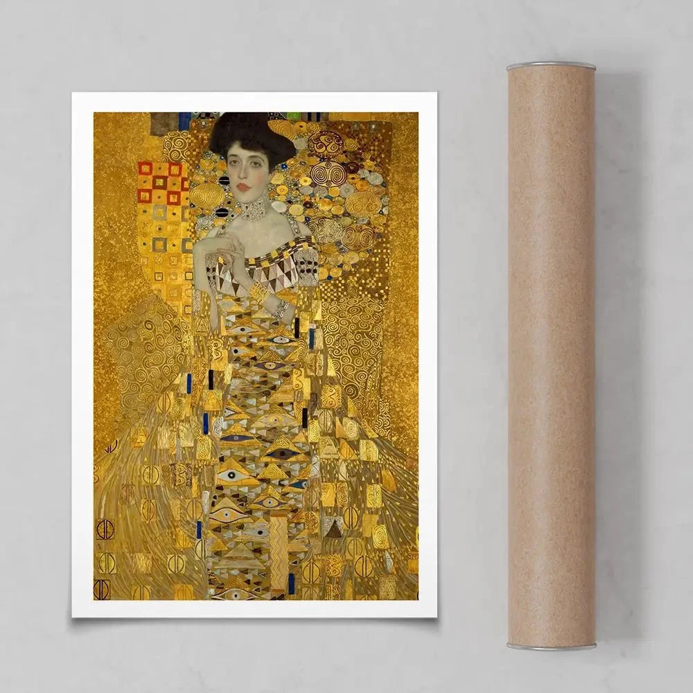 Portrait Of Adele Art Print Portrait Of Adele Art Print wall art product Gustav Klimt