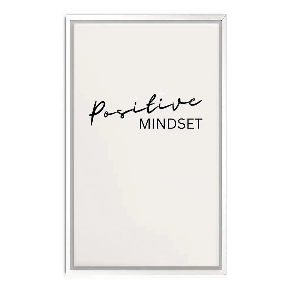 Positive Mindset Canvas Print Positive Mindset Canvas Print wall art product Art Print Shop