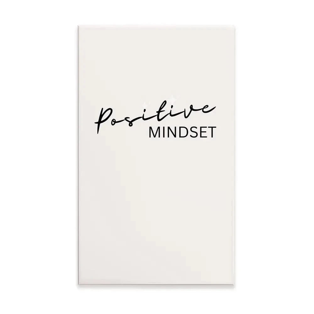 Positive Mindset Canvas Print Positive Mindset Canvas Print wall art product Art Print Shop
