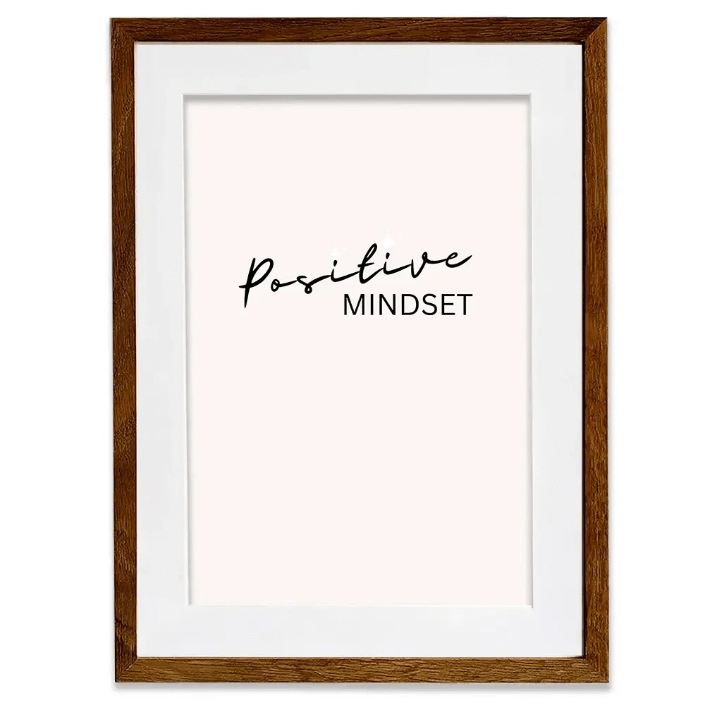 Positive Mindset Framed Art Print Positive Mindset Framed Art Print wall art product Art Print Shop