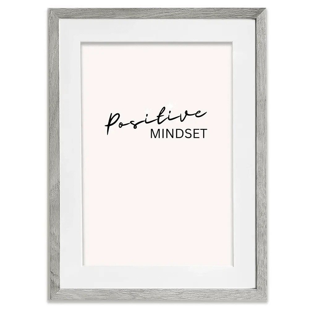 Positive Mindset Framed Art Print Positive Mindset Framed Art Print wall art product Art Print Shop