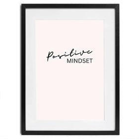 Positive Mindset Framed Art Print Positive Mindset Framed Art Print wall art product Art Print Shop