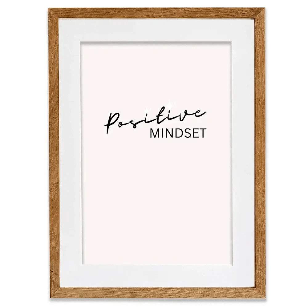 Positive Mindset Framed Art Print Positive Mindset Framed Art Print wall art product Art Print Shop