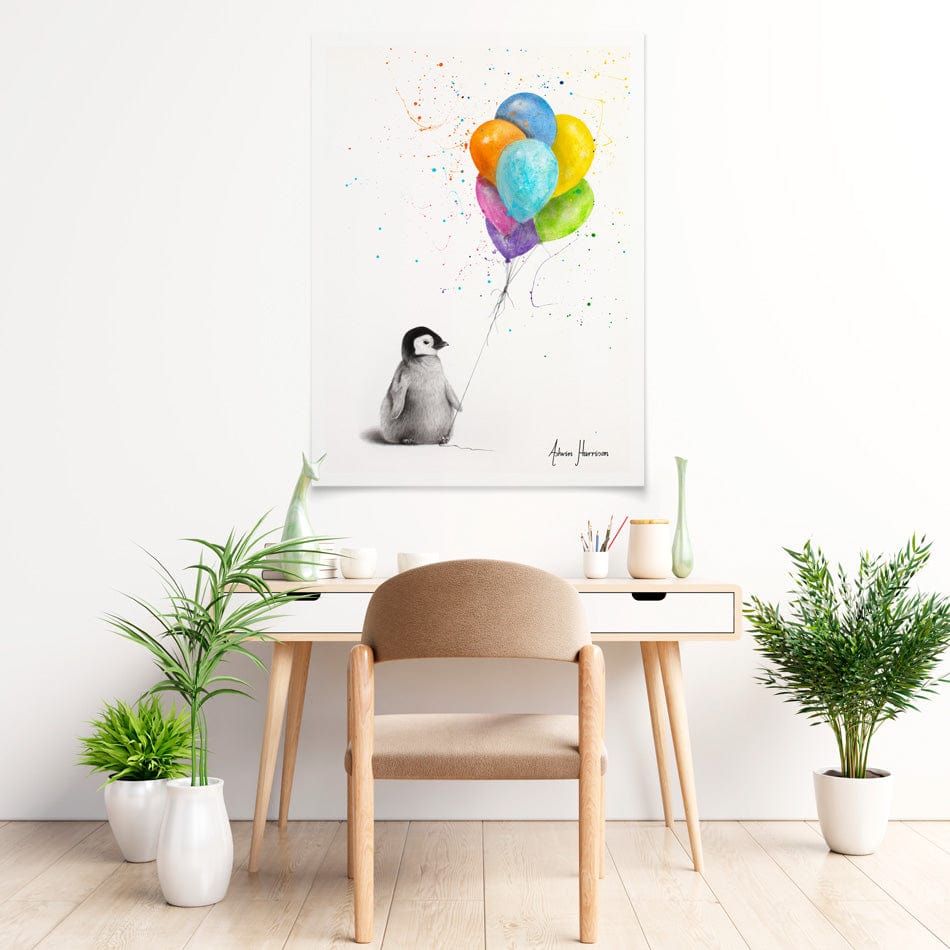 Positive Penguin Art Print wall art product Ashvin Harrison