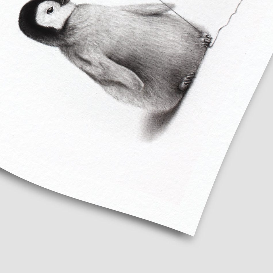 Positive Penguin Art Print wall art product Ashvin Harrison