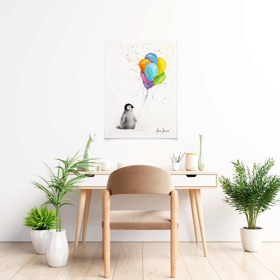 Positive Penguin Art Print wall art product Ashvin Harrison