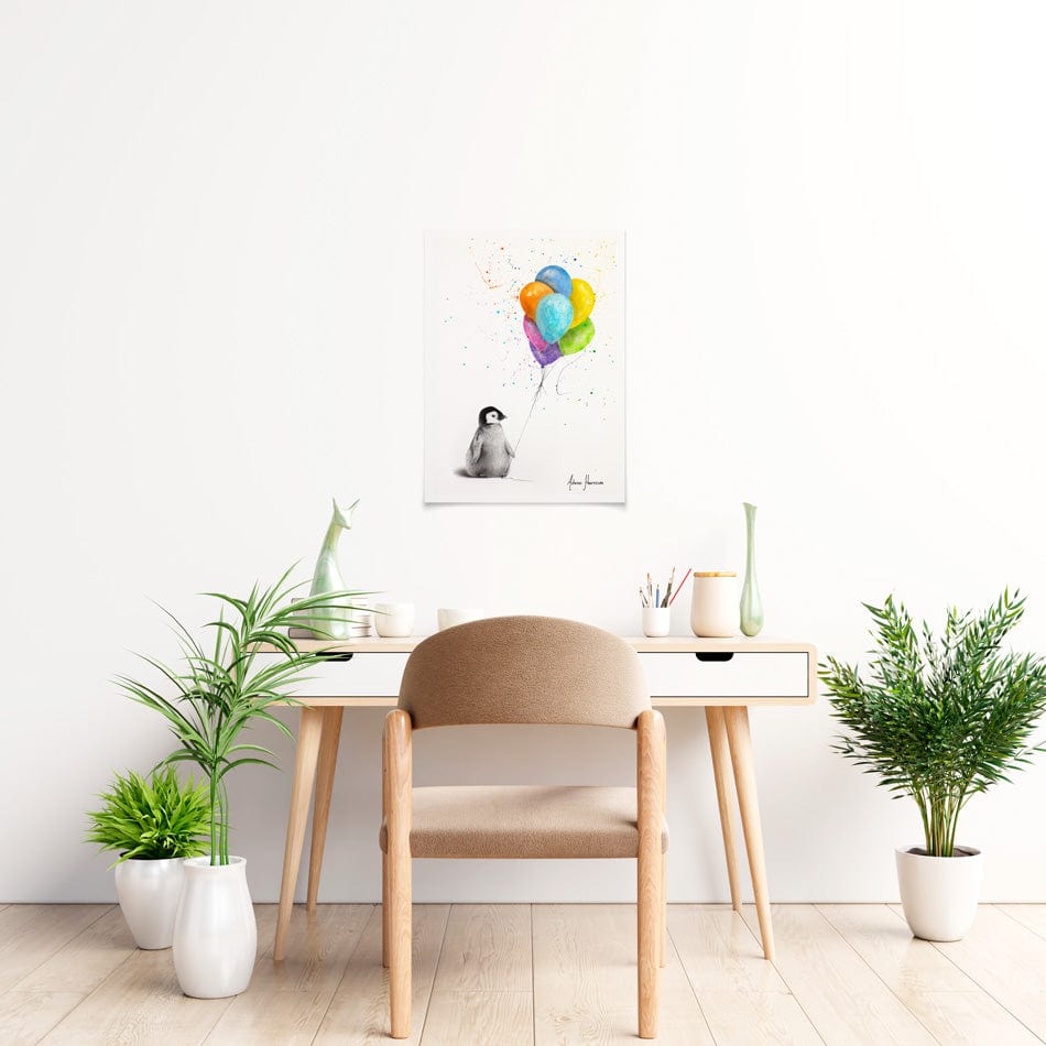 Positive Penguin Art Print wall art product Ashvin Harrison