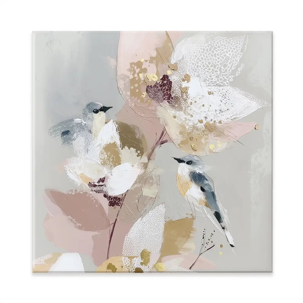 Precious Abstract 1 Square Canvas Print Precious Abstract 1 Square Canvas Print wall art product Bella Eve