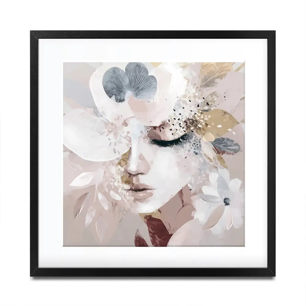 Precious Square Framed Art Print Precious Square Framed Art Print wall art product Bella Eve