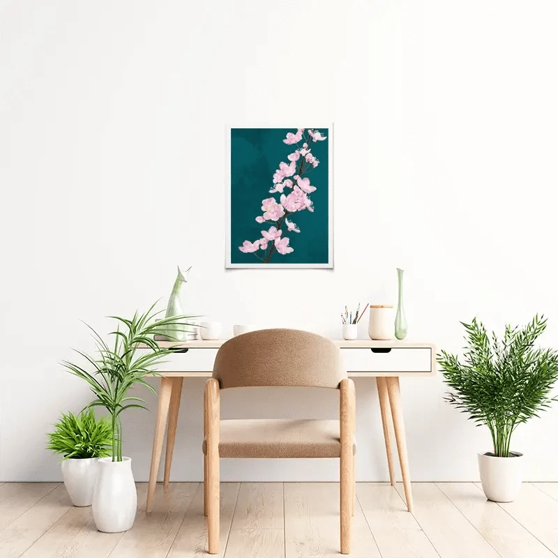 Pretty Cherry Blossoms Art Print Pretty Cherry Blossoms Art Print wall art product Sarah Manovski