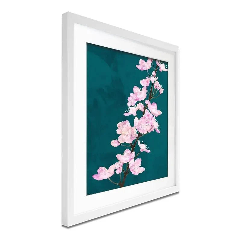 Pretty Cherry Blossoms Framed Art Print Pretty Cherry Blossoms Framed Art Print wall art product Sarah Manovski