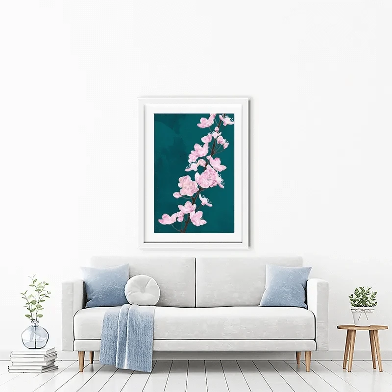 Pretty Cherry Blossoms Framed Art Print Pretty Cherry Blossoms Framed Art Print wall art product Sarah Manovski
