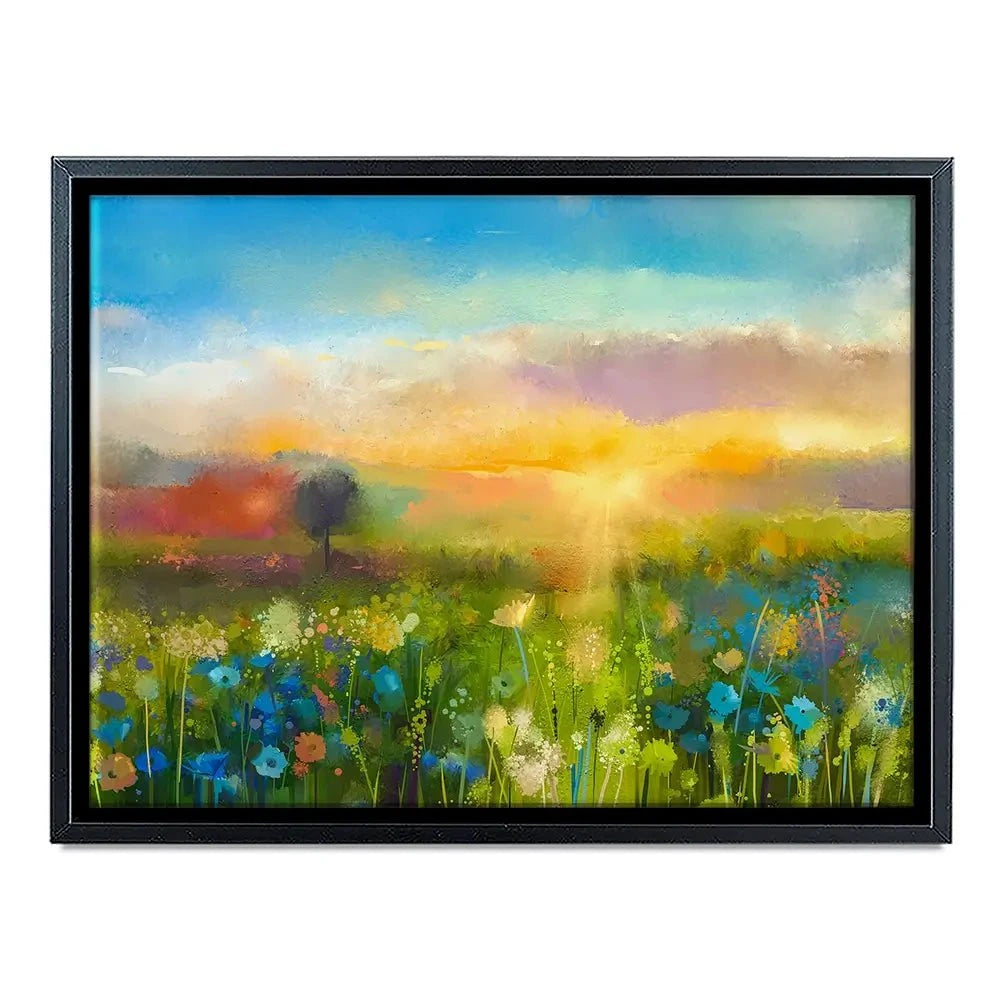 Pretty Floral Field Canvas Print Pretty Floral Field Canvas Print wall art product pluie_r / Shutterstock