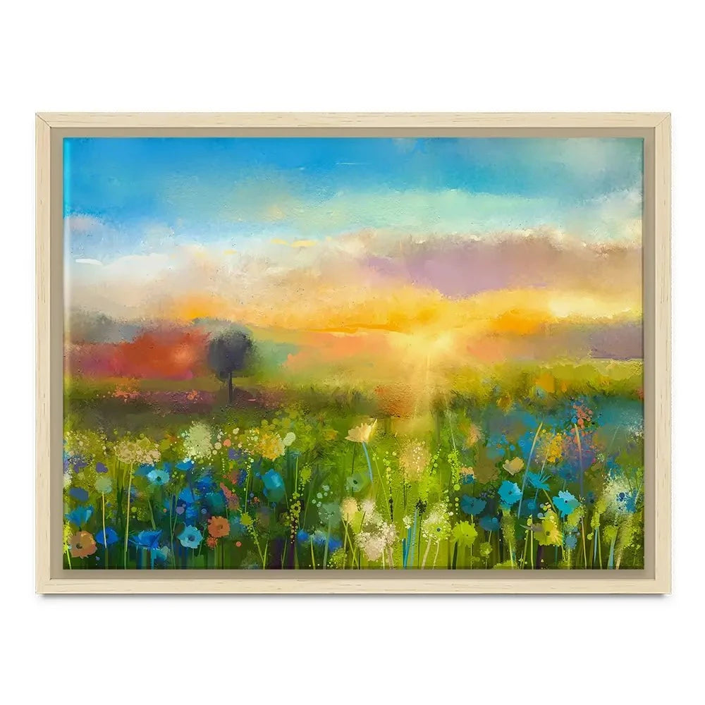 Pretty Floral Field Canvas Print Pretty Floral Field Canvas Print wall art product pluie_r / Shutterstock