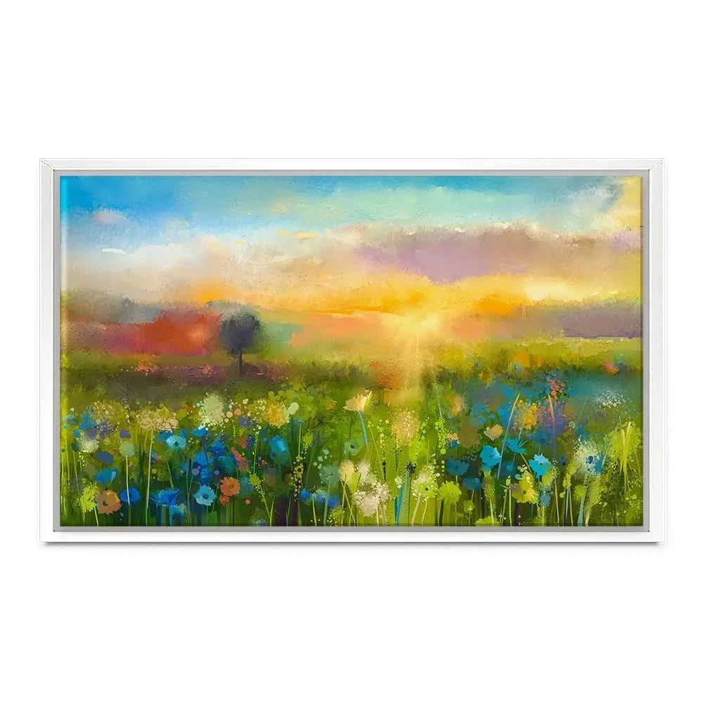 Pretty Floral Field Canvas Print Pretty Floral Field Canvas Print wall art product pluie_r / Shutterstock