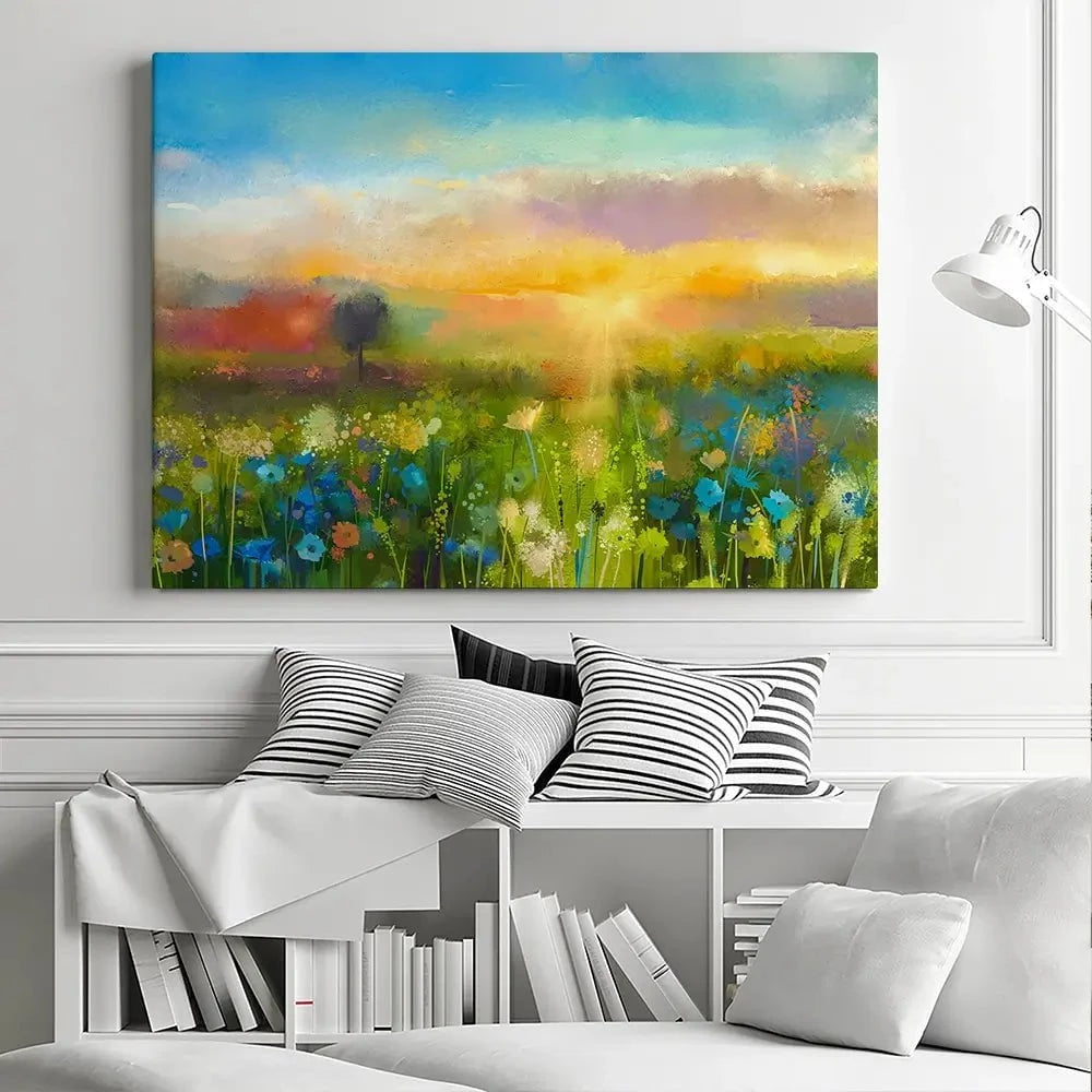 Pretty Floral Field Canvas Print Pretty Floral Field Canvas Print wall art product pluie_r / Shutterstock