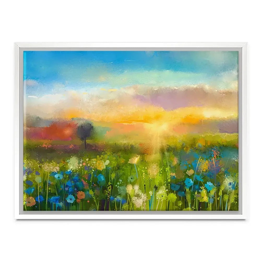 Pretty Floral Field Canvas Print Pretty Floral Field Canvas Print wall art product pluie_r / Shutterstock