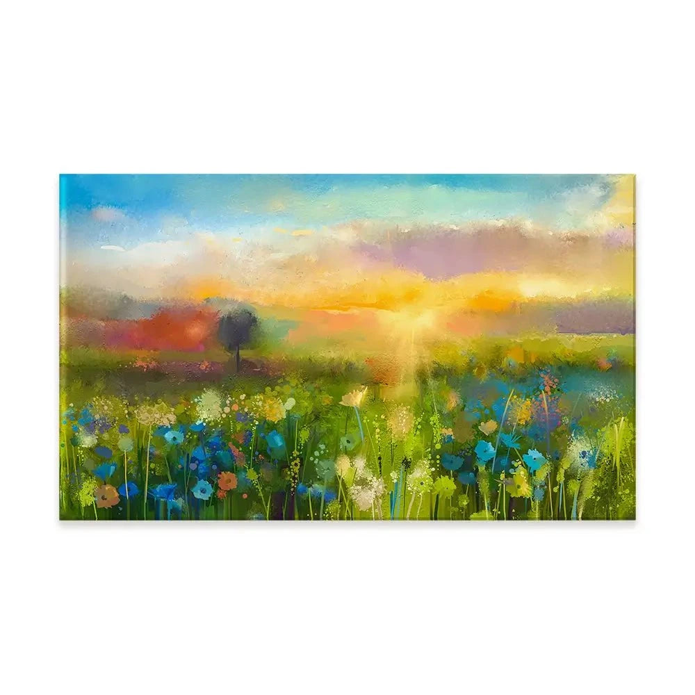 Pretty Floral Field Canvas Print Pretty Floral Field Canvas Print wall art product pluie_r / Shutterstock