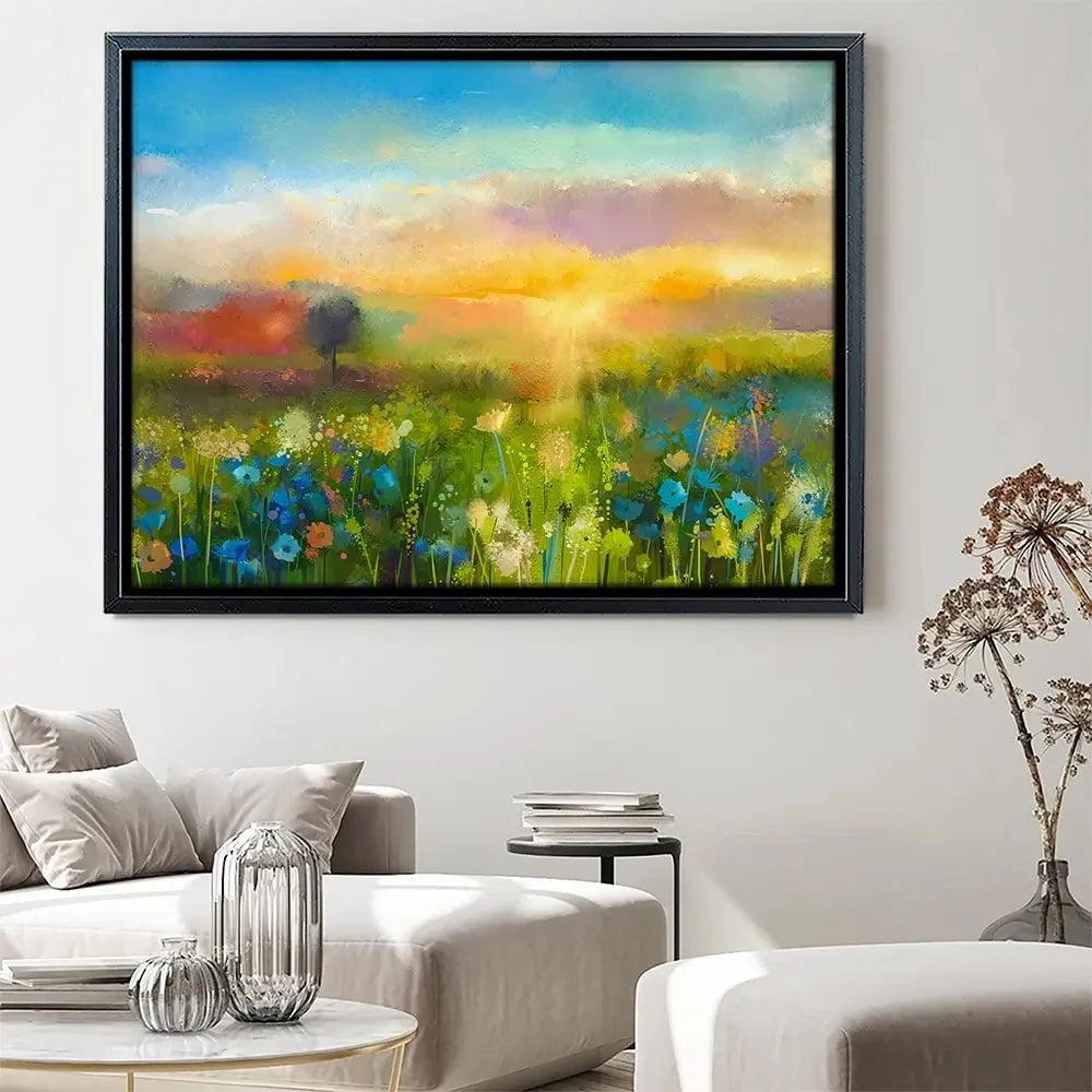 Pretty Floral Field Canvas Print Pretty Floral Field Canvas Print wall art product pluie_r / Shutterstock