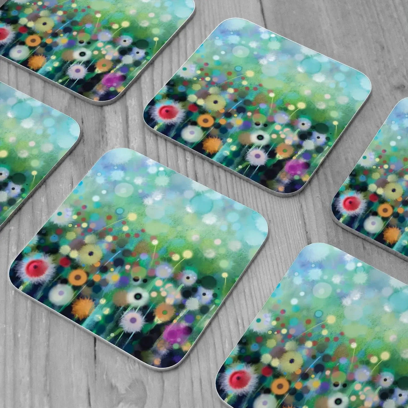 Pretty Flowers Coaster Set Pretty Flowers Coaster Set wall art product pluie_r / Shutterstock