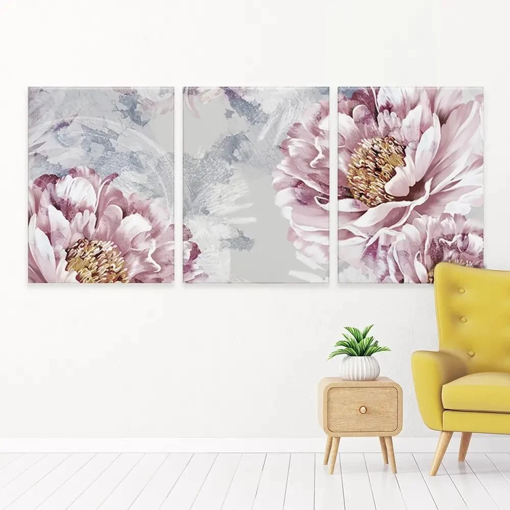 Pretty Peonies Trio Canvas Print Pretty Peonies Trio Canvas Print wall art product Victoriya1994 / Shutterstock