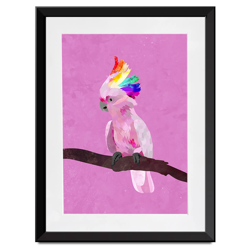 Pride Bird Framed Art Print Pride Bird Framed Art Print wall art product Sarah Manovski