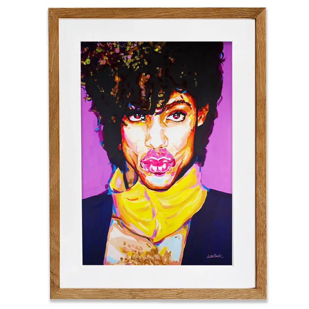 Prince Kiss Framed Art Print Prince Kiss Framed Art Print wall art product Juliet Stockton