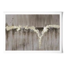 Printed Champagne And Gold Falls Art Print Printed Champagne And Gold Falls Art Print wall art product Jennifer Goldberger