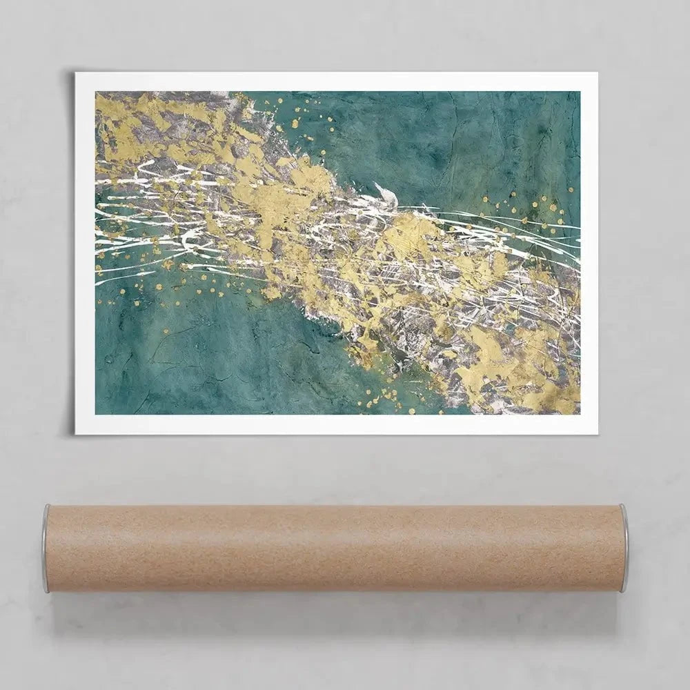 Printed Mistral In Sea Green Art Print Printed Mistral In Sea Green Art Print wall art product Michael WIllett