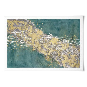 Printed Mistral In Sea Green Art Print Printed Mistral In Sea Green Art Print wall art product Michael WIllett