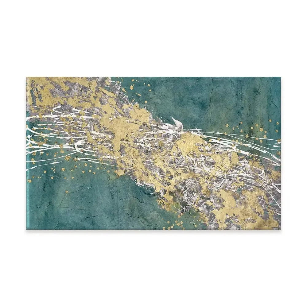 Printed Mistral In Sea Green Canvas Print Printed Mistral In Sea Green Canvas Print wall art product Michael WIllett