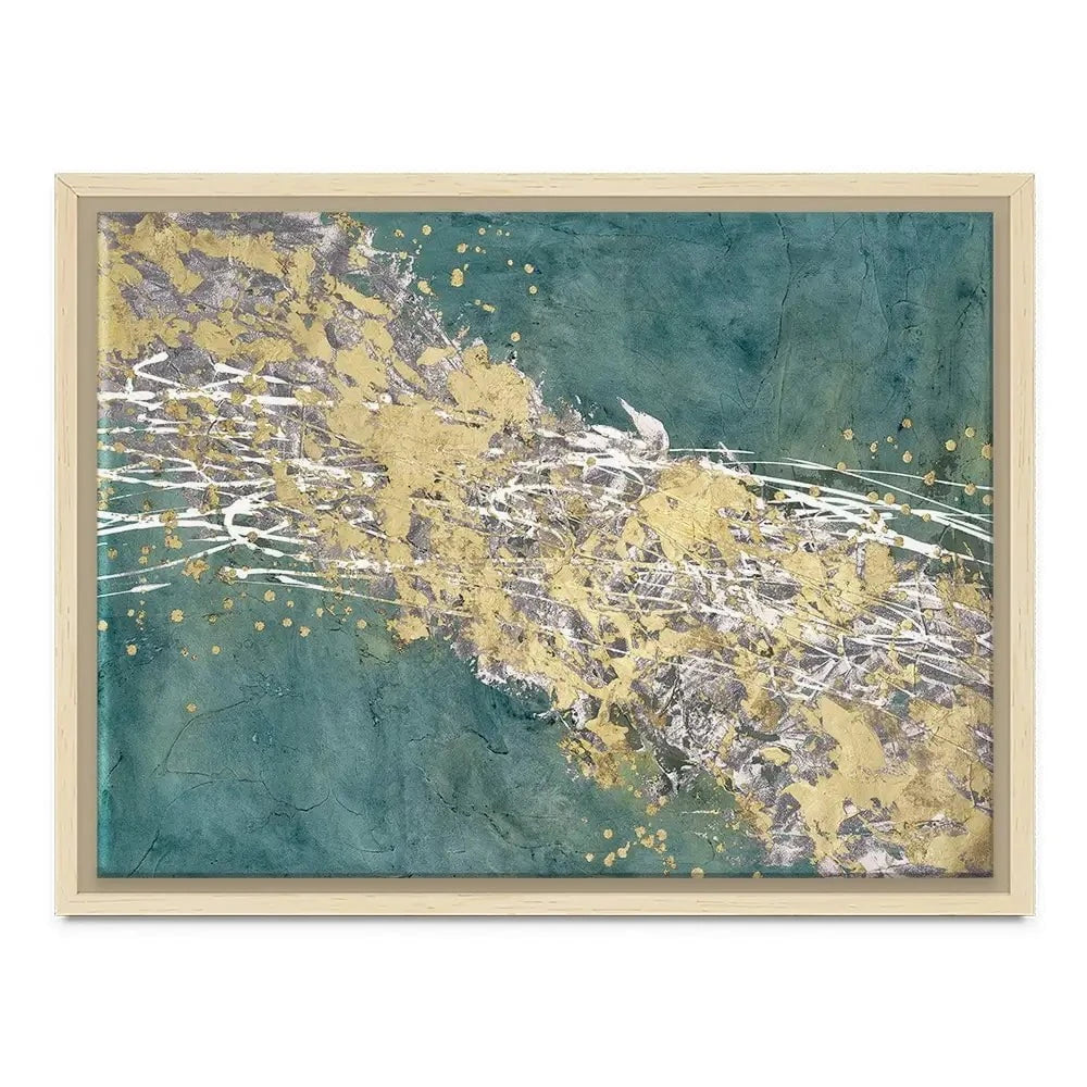 Printed Mistral In Sea Green Canvas Print Printed Mistral In Sea Green Canvas Print wall art product Michael WIllett