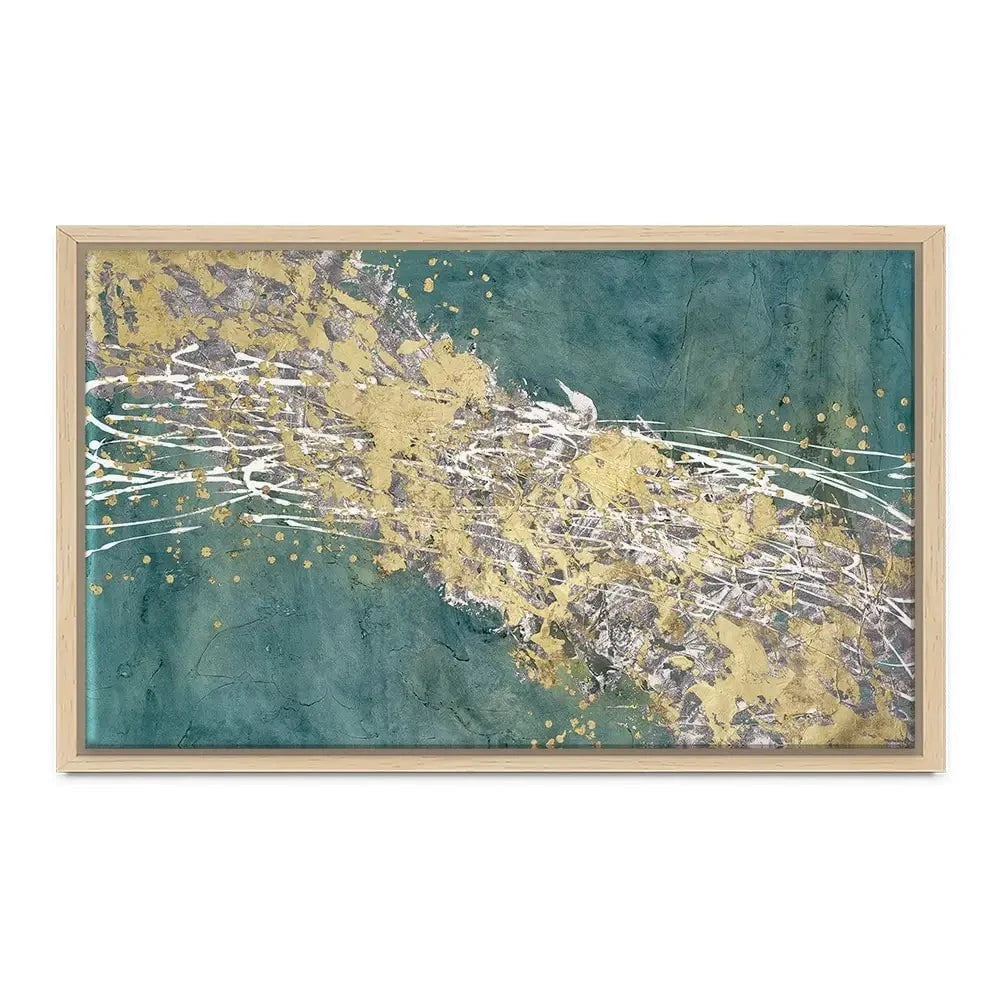 Printed Mistral In Sea Green Canvas Print Printed Mistral In Sea Green Canvas Print wall art product Michael WIllett