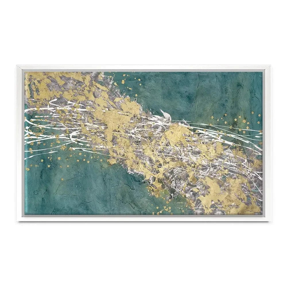 Printed Mistral In Sea Green Canvas Print Printed Mistral In Sea Green Canvas Print wall art product Michael WIllett