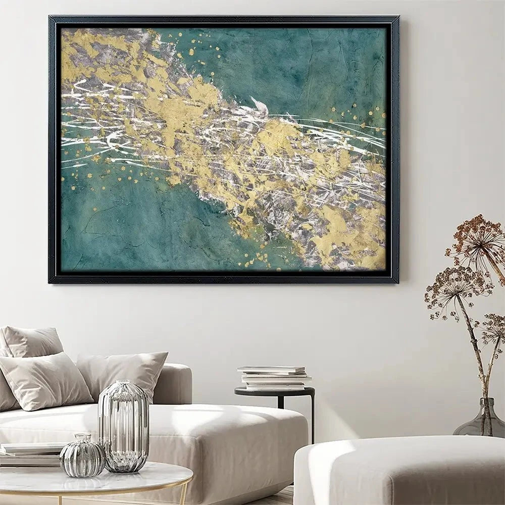 Printed Mistral In Sea Green Canvas Print Printed Mistral In Sea Green Canvas Print wall art product Michael WIllett