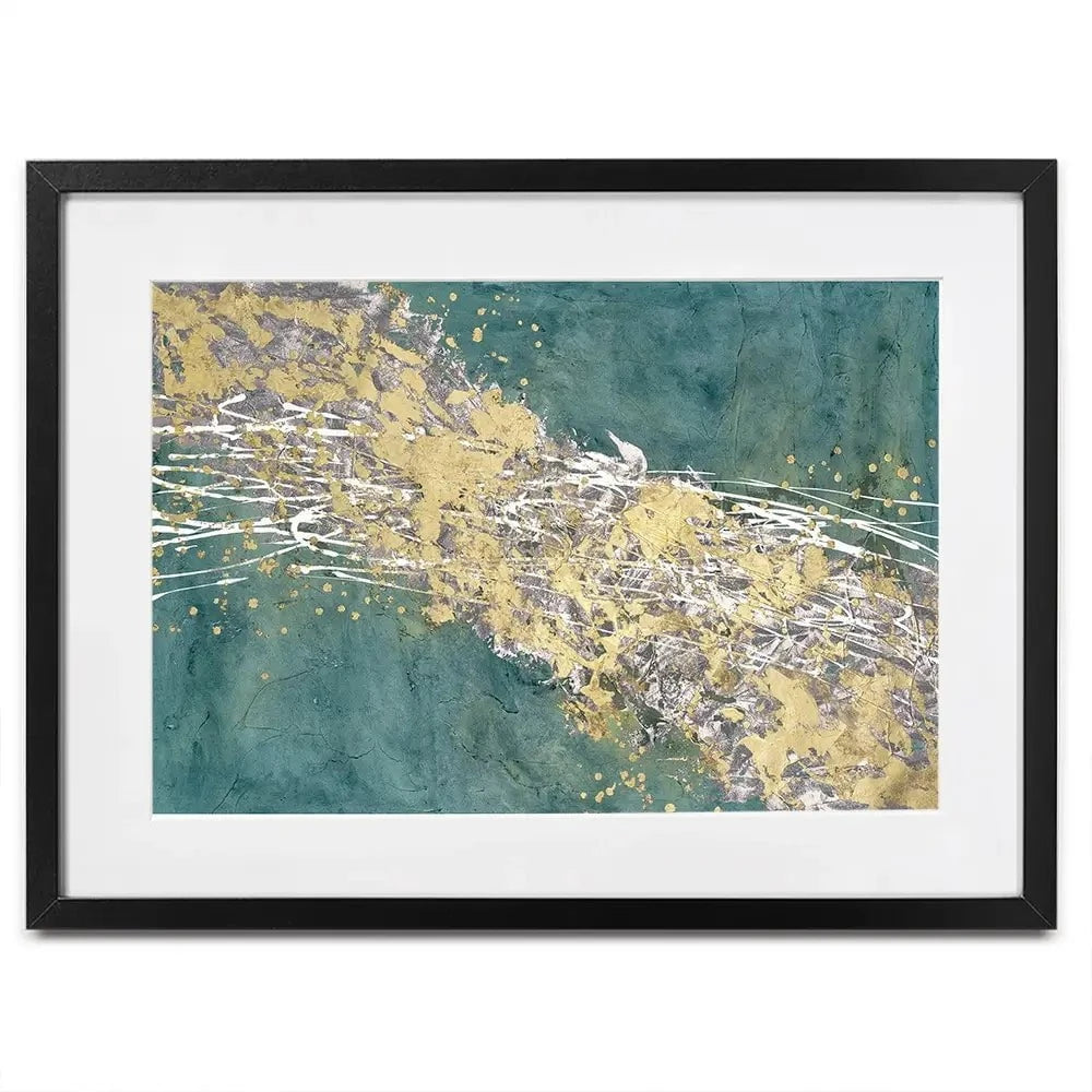 Printed Mistral In Sea Green Framed Art Print Printed Mistral In Sea Green Framed Art Print wall art product Michael WIllett