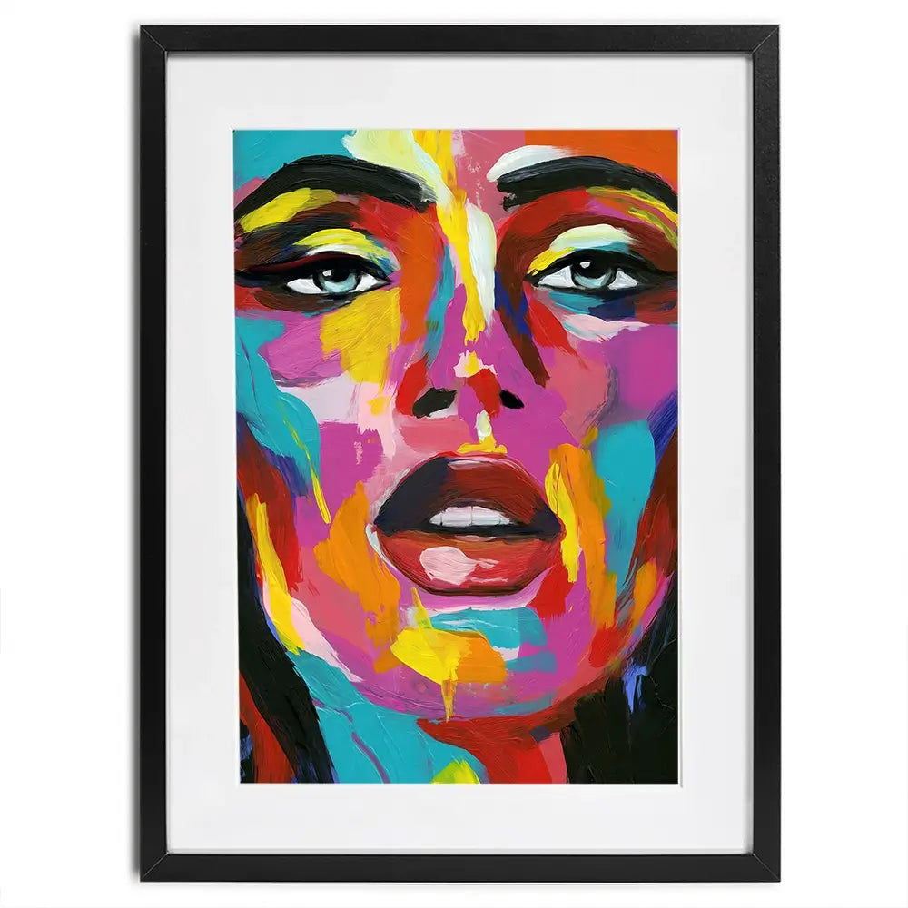 Prismatic Pout Framed Art Print Prismatic Pout Framed Art Print wall art product Annie Warren